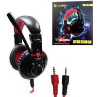 ราคา Nubwo Xtreme NO-550 Headphone หูฟัง คอมพิวเตอร์ มีไมค์ในตัว แจ๊ค3.5 (สีดำ) Black (541819766)