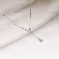 ราคา GLAMOR✨จี้สร้อยคอ Anonymous สร้อยคอรูปดาว สร้อยคอเงินแท้925 จี้เพชร สร้อยคอแฟชั่น สร้อยเพชร (29568234689)