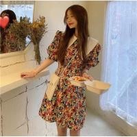 ราคา มินิเดรสคอปก พิมพ์ลายดอก (3594290340)