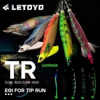 ราคา Letoyo เหยื่อล่อปลาหมึก Eging egi 3.0 เหยื่อประดิษฐ์ เหมือนจริง พร้อมตะขอ และตัวเรือนเรืองแสง (28972415234)