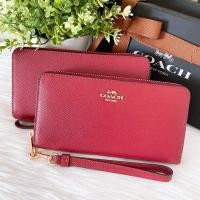 ราคา COACH LONG ZIP AROUND WALLET (COACH C3441) (15349943718)