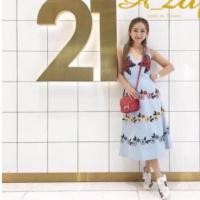 ราคา ✅มือ1 งานป้ายoneone เดรสโคเสท งานปัก (2787444021)