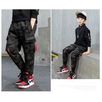 ราคา กางเกงเด็ก กางเกงขายาว ลายทหาร สีดำ (5043719399)