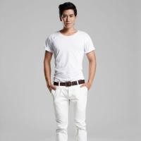 ราคา เสื้อตราห่านคู่ คอกว้าง ของแท้ 100% สีขาว (2591504446)