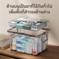 ราคา กล่องปฐมพยาบาล กล่องเก็บของ กล่องยา มี 2 ​​ขนาดให้เลือก พร้อมที่จับ มีซ้อนได้ อเนกประสงค์ ดีไซน์เป็นชั้นๆ (28133907054)
