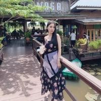 ราคา เดรสกระโปรงยาว งานป้าย widelia @real งานอลัง (2622313158)
