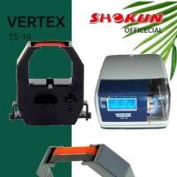 ราคา VERTEX TS-10 ตลับผ้าหมึกเครื่องตอกบัตร สีดำ/แดง ใช้กับเครื่องตอกบัตร เวอร์เทค (แพ็คคู่) VERTEX TS-10 (28530579967)