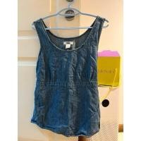 ราคา ส่งต่อเสื้อยีนส์แขนกุดผูกโบว์เอวหลัง size s (26783624753)