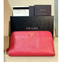 ราคา ✨ส่งต่อ✨PRADA WALLET แท้!! สีชมพู PEONIA (7339436107)