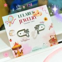 ราคา ต่างหูห่วงมินิมอล ต่างหูเกาหลี ต่างหูห่วงรูปโบว์ ต่างหูมินิมอล ต่างหูเงิน (25461086543)