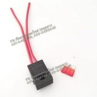 ราคา กล่องกระบอกฟิวส์เสียบ fuse socket กล่องฟิวส์รถยนต์ แบบเดี่ยว พร้อมฟิวส์ (ชุด) ปลอกฟิวส์เสียบ (6988337811)