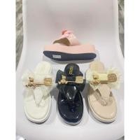 ราคา รองเท้าพื้นนิ่มโซฟาหน้าโบว์หมี สูง2นิ้ว (23041468291)