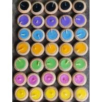 ราคา เทียนประทีป 1 แพค 50 อัน (คละสีได้)ผางประทีป ถวายพระ ถวายพระพิฆเนศ เทียนอารตีไฟ พระพิฆเนศ เทียน แก้บนผางประทีป(เทียน) (7046303131)