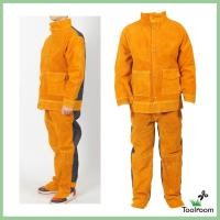 ราคา [ ชุดเสื้อแจ็กเก็ตหนัง และกางเกง ทนเปลวไฟ สําหรับผู้ชาย ใส่ทํางานหนัก (21586394817)