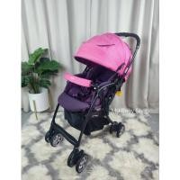 ราคา รถเข็นเด็ก ยี่ห้อ APRICA รุ่น LUXUNA Airria ล้อออโต้สีชมพู สภาพดีค่ะ (10442382359)