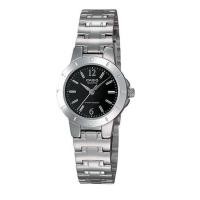 ราคา Casio นาฬิกาข้อมือ-สีเงิน/ดำ สายสแตนเลส รุ่น LTP-1177A-1ADF (176394222)