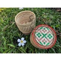 ราคา กระติบข้าว ฐานก้านตาล กระติบข้าวบ้านจอมตาล กระติบข้าวลายหัวใจ กระติบข้าวไม่ไผ่ งานแฮนด์เมด ราคาส่ง (14912640319)