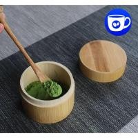 ราคา BlueBird กระปุกใส่ชา ไม้ไผ่ ที่เก็บชา Handmade Matcha Box (22961782902)