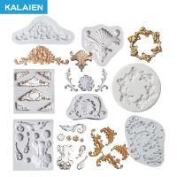 ราคา แม่พิมพ์ซิลิโคนฟองดองสไตล์ยุโรป KALAIEN 7 รูปแบบ แม่พิมพ์รูปแบบศาลย้อนยุค DIY ตกแต่งเค้กอบ ปล่อยง่าย สำหรับกาว, ดินโพลิเมอร์, การปั้นแป้ง (26976656251)