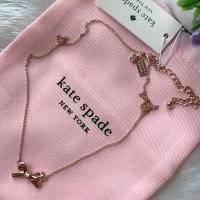 ราคา [[พร้อมส่งแท้%]] Kate Spade Skinny Mini Bow Pendant Necklace (18156618765)