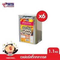 ราคา [ยกลังx6ปิ๊บ] VFOODS วีฟู้ดส์ ขนมปังปี๊บเวเฟอร์สติ๊กหลากรส 1.1กิโลกรัม (1ลัง=6ปี๊บ) *หน่วยเป็นลัง* [แตกหักง่าย!!] (6457377004)
