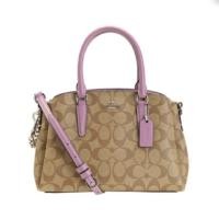 ราคา COACH MINI SAGE CARRYALL IN SIGNATURE CANVAS (2651614513)