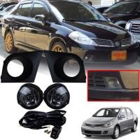 ราคา ไฟตัดหมอก สปอร์ตไลท์ รุ่น นิสสัน ทิด้า Nissan Tiida ปี 2005 - 2007 พร้อมครอบ สี ดำด้าน และชุดสายไฟครบชุด (7782347394)