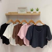 ราคา (อก 40-46“++) เสื้อครอปสาวอวบคอยู เสื้อผ้าสาวอวบใส่สบาย เสื้อแฟชั่นคนอวบอ้วน เสื้อผ้าแฟชั่นสาวอวบอ้วน fashionplussize (24940869283)