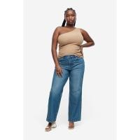 ราคา H&M Woman Curvy Fit Wide Ultra High Jeans 1084436_1 (22359236598)