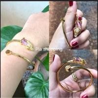 ราคา กำไลแขนมณีใต้น้ำปุกเสกแล้ว(A02) กำไลแขนปี่เซียะคาบเหรียญสีประจำวันเกิด กำไลทอง ปี่เซี๊ยะนำโชคมีหลายสีให้เลือก ฟรีีไซส์ (7155202797)
