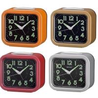 ราคา นาฬิกาปลุกตั้งโต๊ะตัวเรือนพลาสติก SEIKO รุ่น QHK023K ดำขาว QHK023R แดง QHK023G ทอง QHK023S เงิน QHK023E ส้ม QHK023J ดำดำ (9466323993)