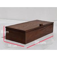 ราคา กล่องเก็บของ กล่องไม้สักแท้ กล่องไม้สัก งานไม้สักเก่า กว้าง 15 x ยาว 36 x สูง 8cm (22420152013)