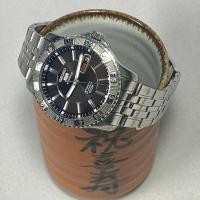 ราคา SEIKO 5 SPORTS AUTOนาฬิกาออโตเมติคแท้100%ตัวเรือนและสายสแตนเลสสีเงินเดิมหน้าปัดสีดำมือ2สภาพประมาณ90% (27816499113)