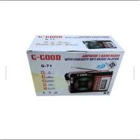 ราคา วิทยุ G-GOOD FM/AM รุ่น G-71 BT สามารถเชื่อมต่อบลูทูธได้ (23552212194)