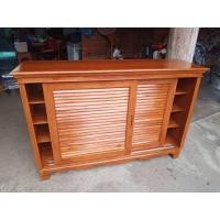 ราคา Charan2515ตู้รองเท้า(บานเลื่อน)45*150*100cmไม้สักทอง สวยงามทนทาน ใช้งานได้หลายสิบปี (7325196090)