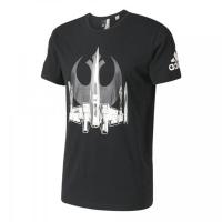 ราคา [ดูโค้ดที่หน้าร้าน] adidas X Star Wars เสื้อยืด X-Wing Tee รุ่น BK2840 สีดำ (Black) ของแท้ (1180499321)
