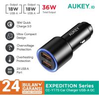ราคา Aukey CC-Y17S Expedition Series ที่ชาร์จแบตในรถพร้อม USB-A QC - 501751 (29765202149)