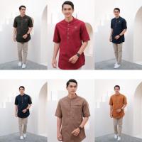 ราคา เสื้อคุรุตะชาย / เสื้อโคโกะชาย / เสื้อผ้ามุสลิมชาย N.1 (23732844295)