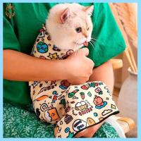 ราคา [explosion1.th] Cat Grooming Wrap Self-Adheerent Anti-Scratch Cat Wrap สําหรับยาเล็บ Clipping (27518753379)