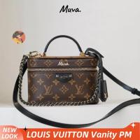 ราคา หลุยส์วิตตอง LOUIS VUITTON Women's Vanity PM BAG LV Cosmetic Bag (29857294939)