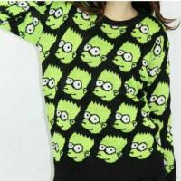 ราคา เสื้อกันหนาว ผ้าไหมพรม ลาย simpson (87013588)