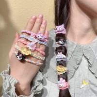 ราคา SANRIO Ins Style ยางรัดผมหางม้า ยืดหยุ่นสูง ลายการ์ตูน Kuromi Cinnamoroll Kawaii น่ารัก เครื่องประดับแฟชั่น สําหรับเด็ก (23357959158)
