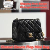 ราคา Shopee ถูกที่สุดถุงของแท้Chanel Classic Flap CF Mini Bag 17cm กระเป๋าสะพายคลาสสิก ขายร้อนทั่วโลก (28277757556)