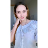 ราคา เสื้อคอวี ปกแต่งระบายผูกโบว์น่ารัก แขนตุ๊กตา (25952962442)