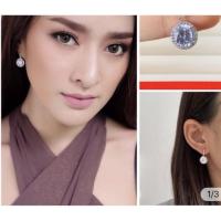 ราคา ต่างหูเพชร#แบบดาราใส่ (7258779121)