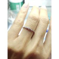 ราคา แหวนเพชรทองคำขาวแท้ทองแท้9k (19377053493)