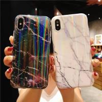 ราคา เคสลายหินอ่อน Hologram 6 6s 7 8 Plus X XS XR XSMAX (1662216810)