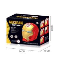ราคา Marvel Avengers Endgame Super HERO Iron Man หัวอัตโนมัติกระปุกออมสินไฟดนตรีเหรียญเงินกล่องกระปุกออมสินของขวัญ (9511545246)