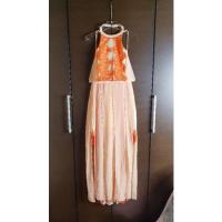 ราคา ป้ายEleanor ชุดราตรีสีโอรส ชุดราตรีสีส้ม ชุดไปงานแต่ง ชุดคาเฟ่ (17766245665)