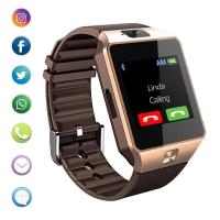 ราคา บลูทู ธ สมาร์ทวอทช์ DZ09 โทรศัพท์พร้อมซิมการ์ดรองรับการ์ด TF Android SmartWatch Phone Call Bracelet Watch สำหรับ Android (6451406135)